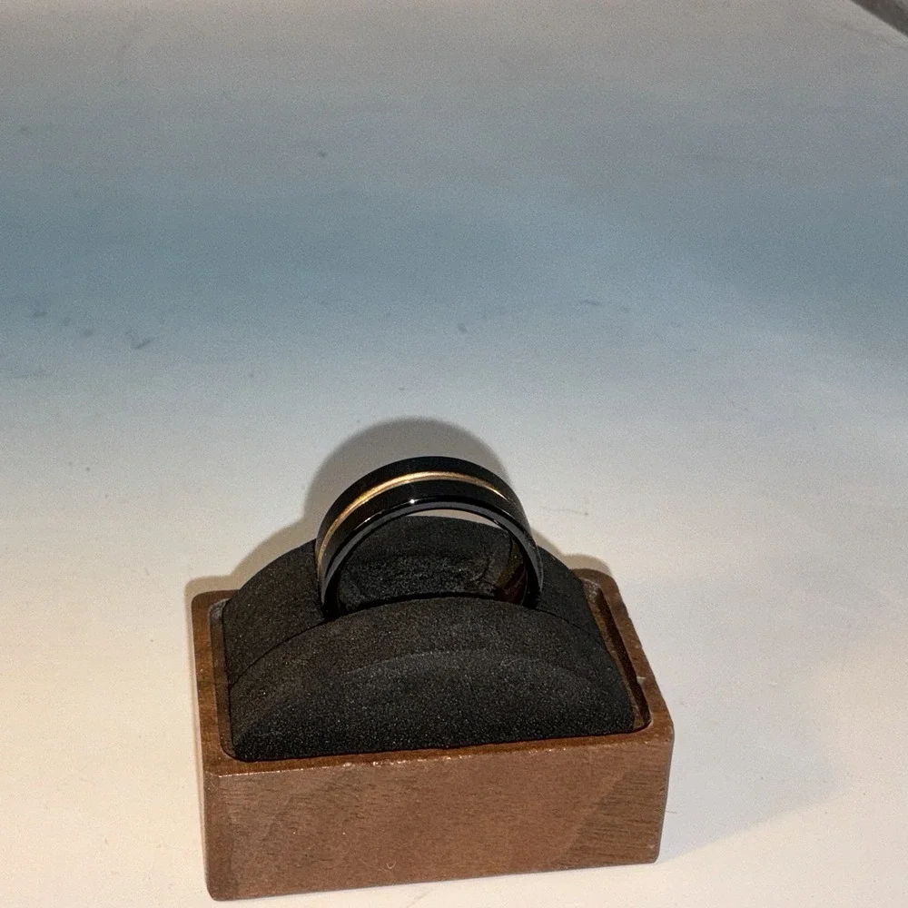 Tungsten And Carbide Mens Size 10 Ring Engraved Eph 5:25 Ring